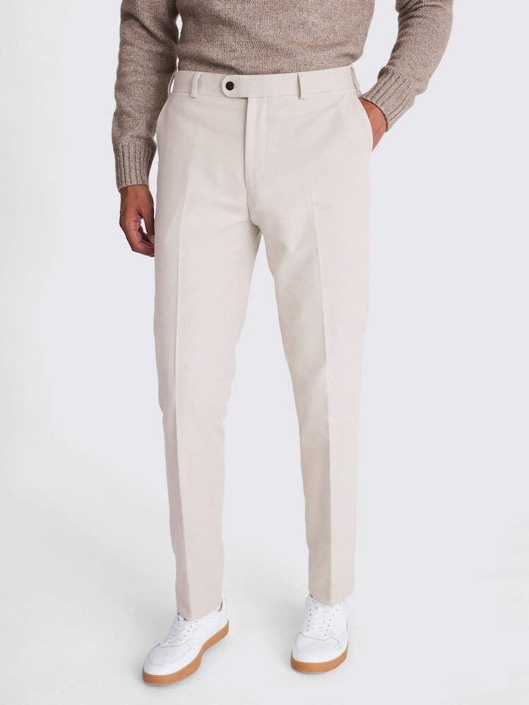 Tailored Fit Brushed Cord100% Cotton Trousers - Image 1 of 4 Tailored Fit Brushed Cord100% Cotton Trousers - Image 1 of 4