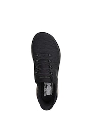Skechers Black Chrome Pink Womens Slip In Summits Dazzling Haze Trainers - Image 4 of 5