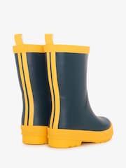 Hatley Blue Waterproof Matte Rain Boots - Imagen 3 de 8