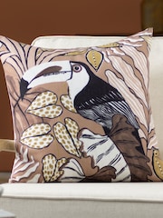 Furn Natural Tocorico Tropical Polyester Filled Cushion - Image 1 of 5