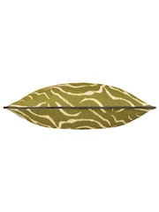 Wylder Green Jurong Tiger Chenille Animal Print Polyester Fille Cushion - Image 3 of 3