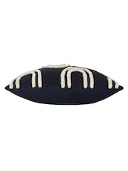 Heya Home Black Archie Tufted Feather Filled Cushion - Image 5 of 6