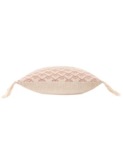 Yard Saku Blossom Fringed Polyester Filled 100% Cotton Cushion - Изображение 5 из 7