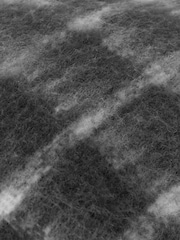 Yard Storm Grey Yarrow Check Polyester Filled Cushion - Image 6 of 6