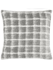 de poliéster com estampaYard Yarrow Check Cushion - Imagem 3 de 6
