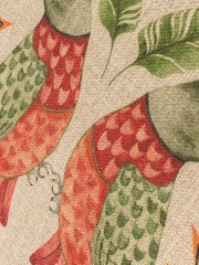 Wylder Tropics Natural Akamba Parrot Duo Tropical Polyester Filled Cushion - Image 5 of 6