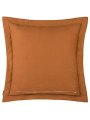 Paoletti Orange Palmeria Quilted Velvet Feather Filled Cushion - Image 3 of 5