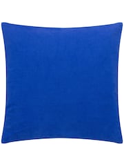 Heya Home Blue Archie Tufted Feather Filled Cushion - Image 4 of 7