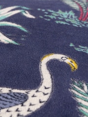 Wylder Blue Wilds Tropical 100% Cotton Polyester Filled Cushion - Image 6 of 6
