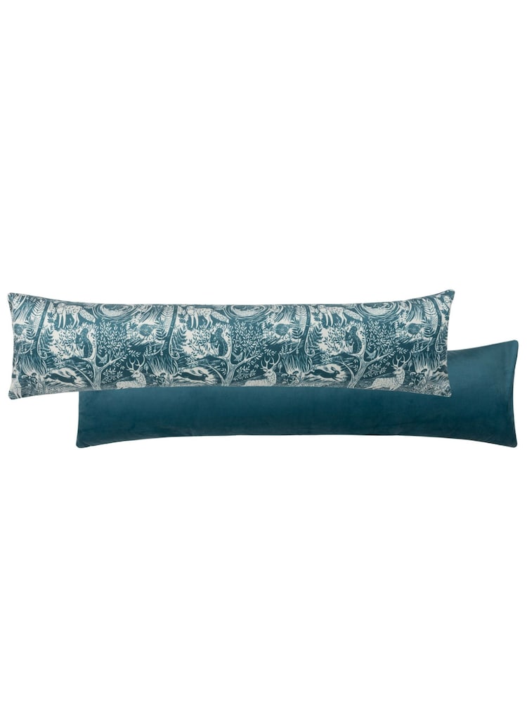 Furn Blue Winter Woods Animal Draught Excluder - Image 2 of 4