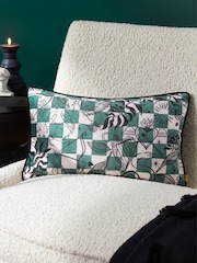 Furn Mythos Velvet Piped Polyester Filled Cushion - Imagem 1 de 5