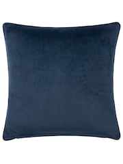 Paoletti Blue Stratus Jacquard Feather Filled Cushion - Image 3 of 6