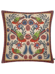 Wylder Akamba Mirrored Parrots Tropical Polyester Filled Cushion - Image 2 of 5