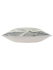Paoletti Grey Stratus Jacquard Polyester Filled Cushion - Image 4 of 6