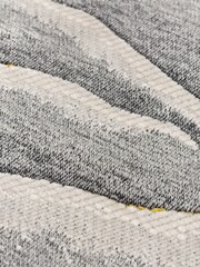 Paoletti Grey Stratus Jacquard Polyester Filled Cushion - Image 5 of 6
