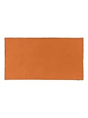 Yard Rust Orange Jaye Velvet Fringed Filled 100% Cotton Bedspread - Image 4 of 6