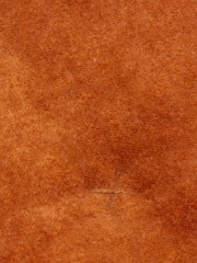 Yard Rust Orange Jaye Velvet Fringed Filled 100% Cotton Bedspread - Image 6 of 6