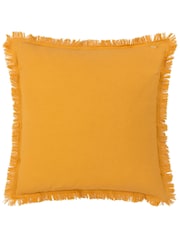 Furn 45 x 45cm Gracie 100% Cotton Velvet Fringed Feather Filled Cushion - Изображение 3 из 5