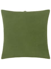 Furn Forest Green 45 x 45cm Dakota 100% Cotton Tufted Polyester Filled Cushion - Image 3 of 6