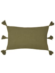 Almofada Yard Folis Bordada de Poliéster Preenchida com 100% Cushion - Imagem 4 de 7