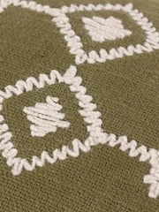 Almofada Yard Folis Bordada de Poliéster Preenchida com 100% Cushion - Imagem 6 de 7