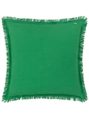 Furn 45 x 45cm Gracie 100% Cotton Velvet Fringed Polyester Filled Cushion - صورة 3 من 4