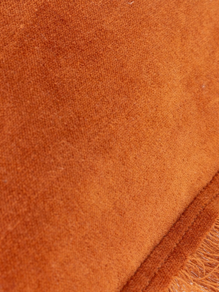 Yard Jaye Velvet Fringed Polyester Filled 100% Cotton Cushion - Image 5 of 6