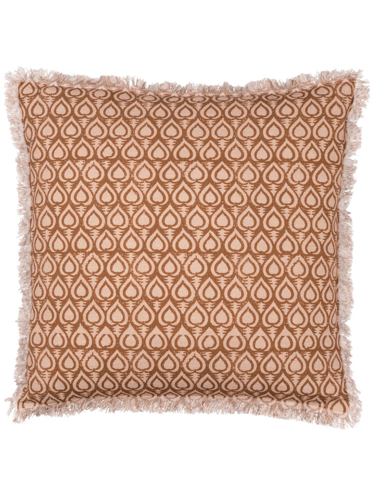 Yard Georgi Fringed Feather Filled 100% Cotton Cushion - Изображение 2 из 6