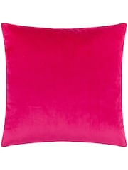 heya home Pink FestiveVal Festive Knitted Polyester Filled 100% Cotton Cushion - Image 4 of 7