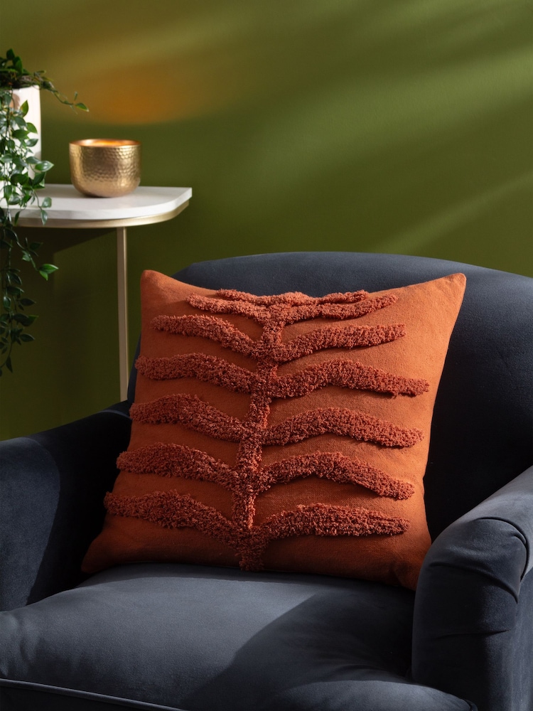 Furn 45 x 45cm Dakota 100% Cotton Tufted Feather Filled Cushion - Imagem 1 de 6