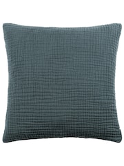 de musselinaYard Lark % algodão poliéster preenchida Crinkle 100 Cushion - Imagem 3 de 6