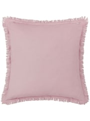 Furn 45 x 45cm Gracie 100% Cotton Velvet Fringed Feather Filled Cushion - Изображение 3 из 5
