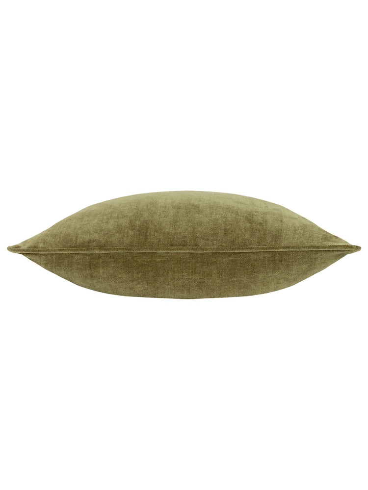 Yard 50 x 50cm Heavy Chenille Velvet Piped Feather Filled Cushion - Изображение 2 из 4