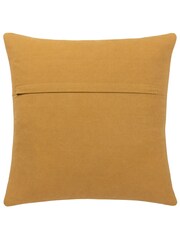Yard Honey Yellow Hush Cotton Linear Feather Filled 100% Cotton Cushion - Image 3 of 7
