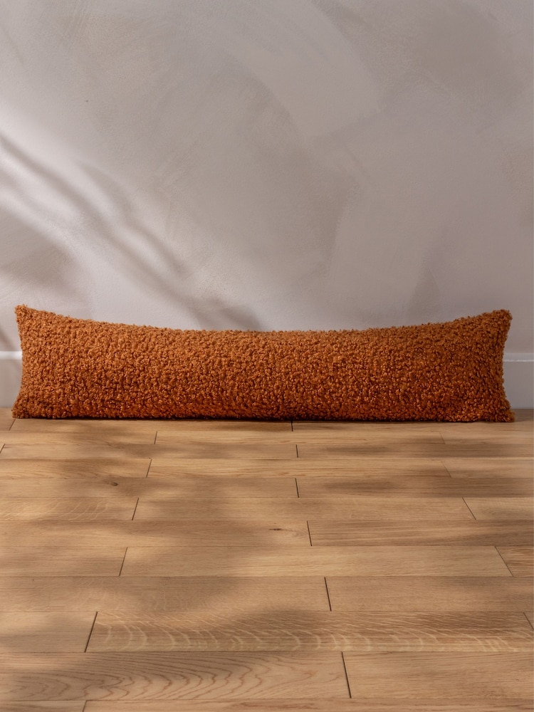 Yard Ginger Brown Cabu Boucle Shearling Draught Excluder - Image 1 of 3