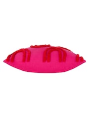 Heya Home Pink Archie Tufted Feather Filled Cushion - Image 5 of 7