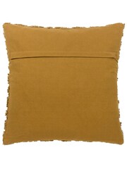 Yard Honey Yellow Calvay Chunky Textured Polyester Filled Cushion - Image 4 of 7