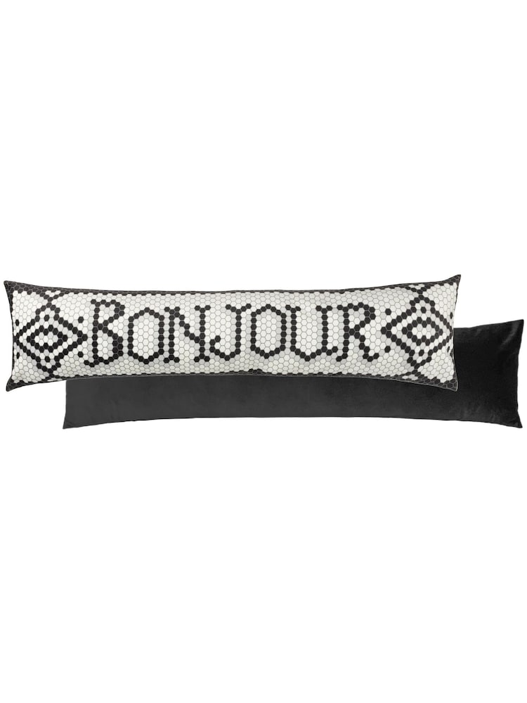 Furn Bounjour Mosaic Message Velvet Draught Excluder - Imagem 2 de 5