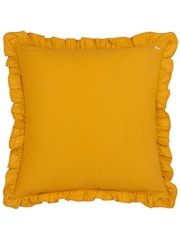 Paoletti Green Howsden Floral 100% Cotton Velvet Feather Filled Cushion - Image 3 of 6