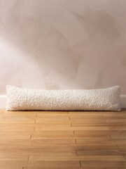 Yard Ecru Cream Cabu Boucle Shearling Draught Excluder - Image 1 of 3