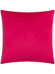 heya home Pink Biglove Velvet Feather Filled Cushion - Image 4 of 6