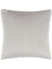 Furn White Christmas Together Snow Angels Boucle Polyester Fi Cushion - Image 3 of 6
