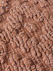 Yard Baked Earth Pink Calvay Chunky Textured Polyester Filled Cushion - Image 7 of 8