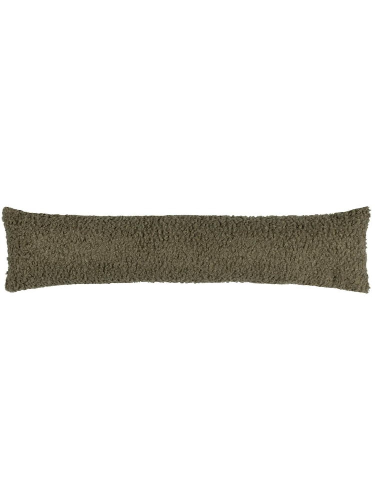 Yard Khaki Green Cabu Boucle Shearling Draught Excluder - Image 2 of 3