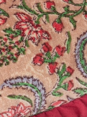 Paoletti Haven Floral 100% Cotton Velvet Feather Filled Cushion - Изображение 6 из 7