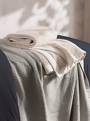 Yard – Canopy – übergroßer Überwurf aus 100 % Baumwolle mit Waffelstruktur - Bild 2 von 6