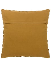 Yard Honey Yellow Calvay Chunky Textured Feather Filled Cushion - Image 4 of 7