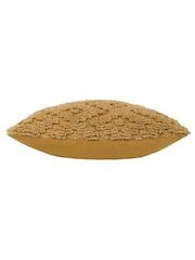 Yard Honey Yellow Calvay Chunky Textured Feather Filled Cushion - Image 5 of 7