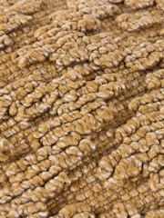 Yard Honey Yellow Calvay Chunky Textured Feather Filled Cushion - Image 6 of 7