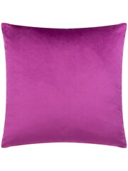 heya home Pink Dashing Velvet Feather Filled Cushion - Image 4 of 6